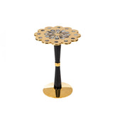 Kismet Table Black and Brass Small - Home4u